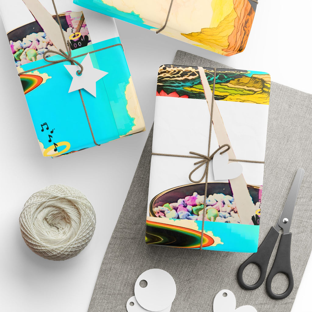 Colorful Artistic Wrapping Paper, Gift Wrap for All Occasions, Unique Paper for Birthdays, Holidays, and Celebrations, Eco-Friendly [...]