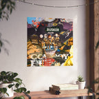 Vibrant Busker Fine Art Poster for Home Decor