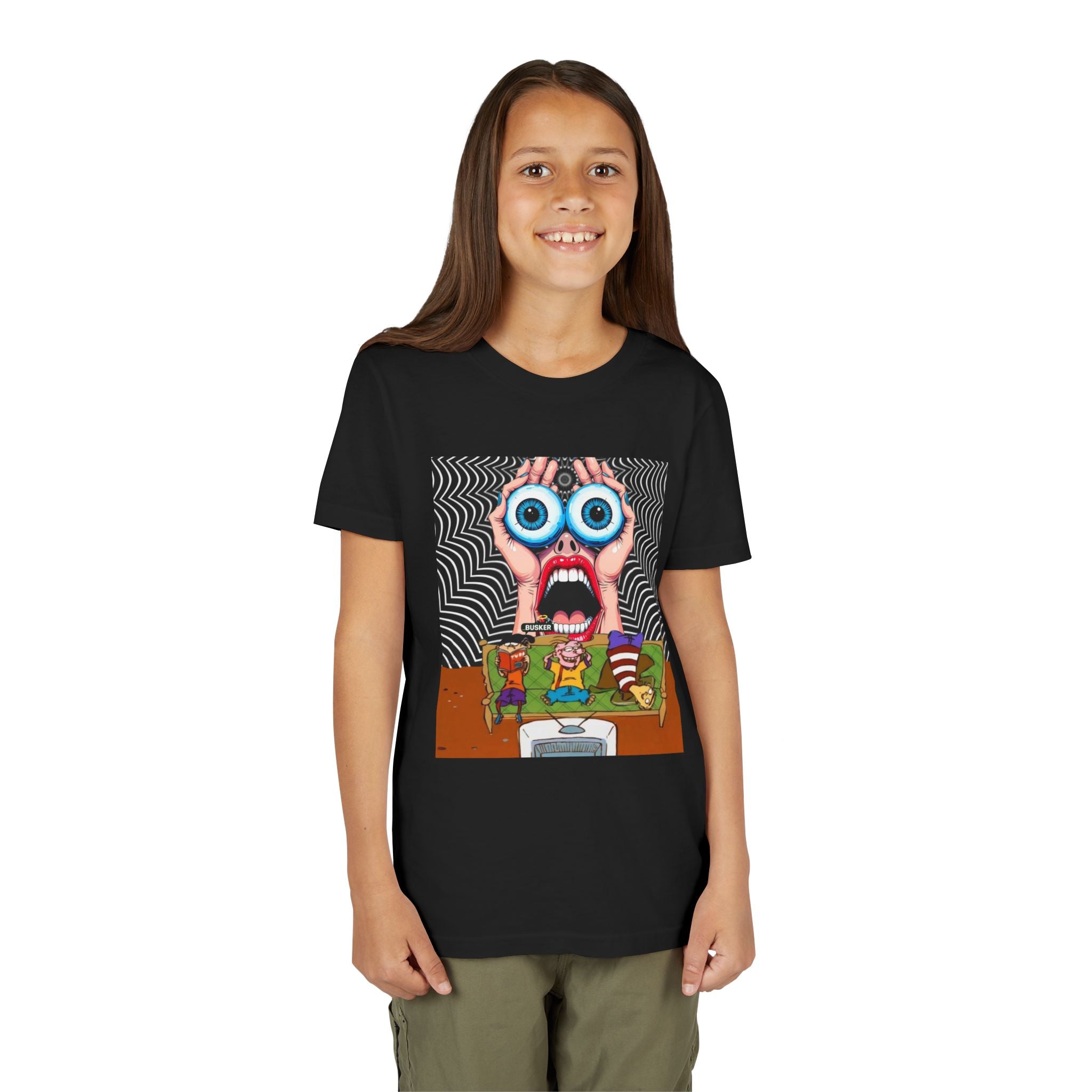 Graphic Youth Tee - Colorful Fun Shirt for Kids, Party T-Shirt, Gift for Youngsters, Trendy Youth Apparel, Art-Inspired Clothing