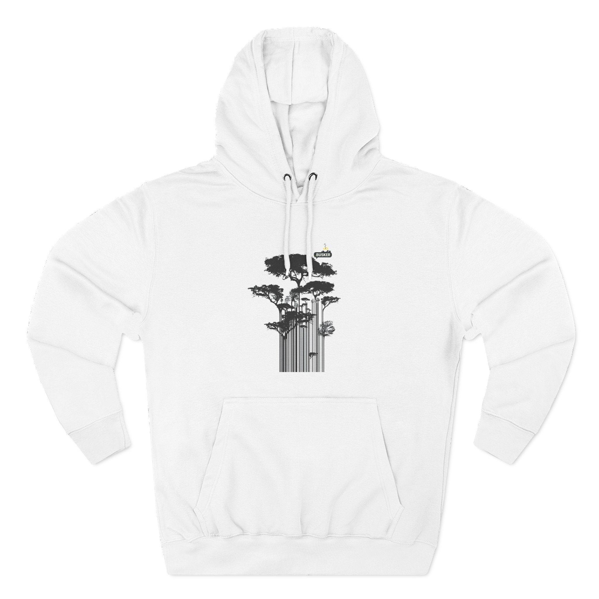 Cozy Tree Graphic Hoodie | Urban Style, Unisex Fleece, Perfect for Outdoors, Casual Wear, Gifts for Nature Lovers