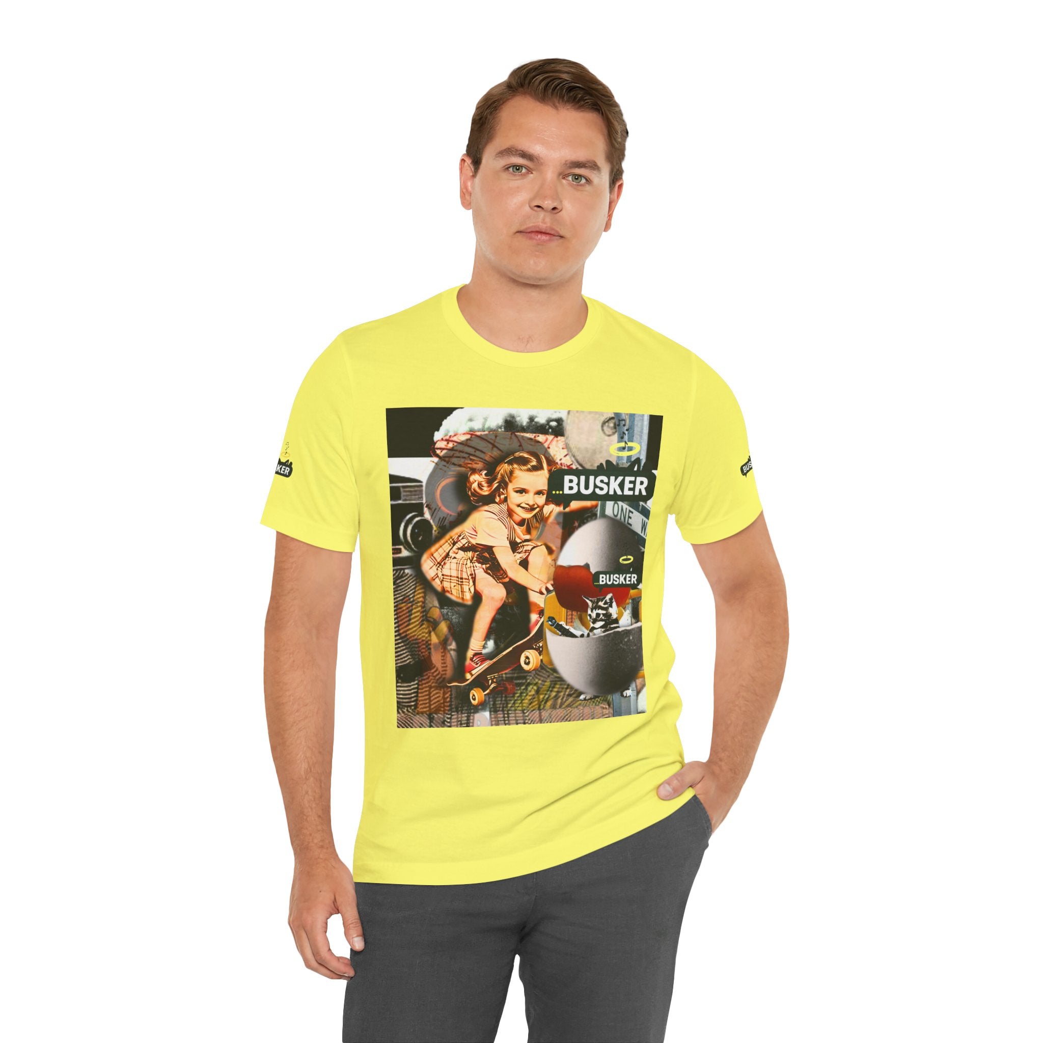 Vintage Skateboarding Graphic Tee - Streetwear for Creative Souls