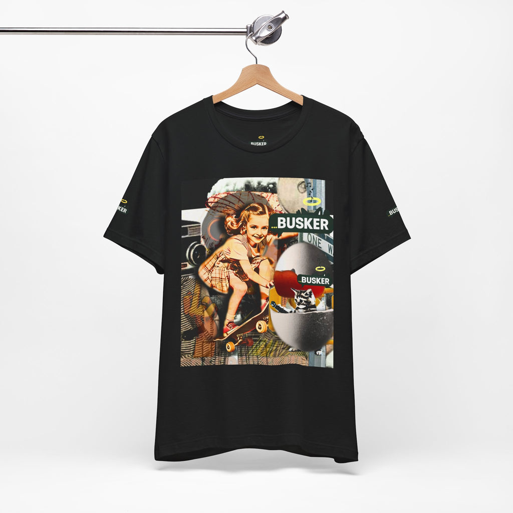 Vintage Skateboarding Graphic Tee - Streetwear for Creative Souls