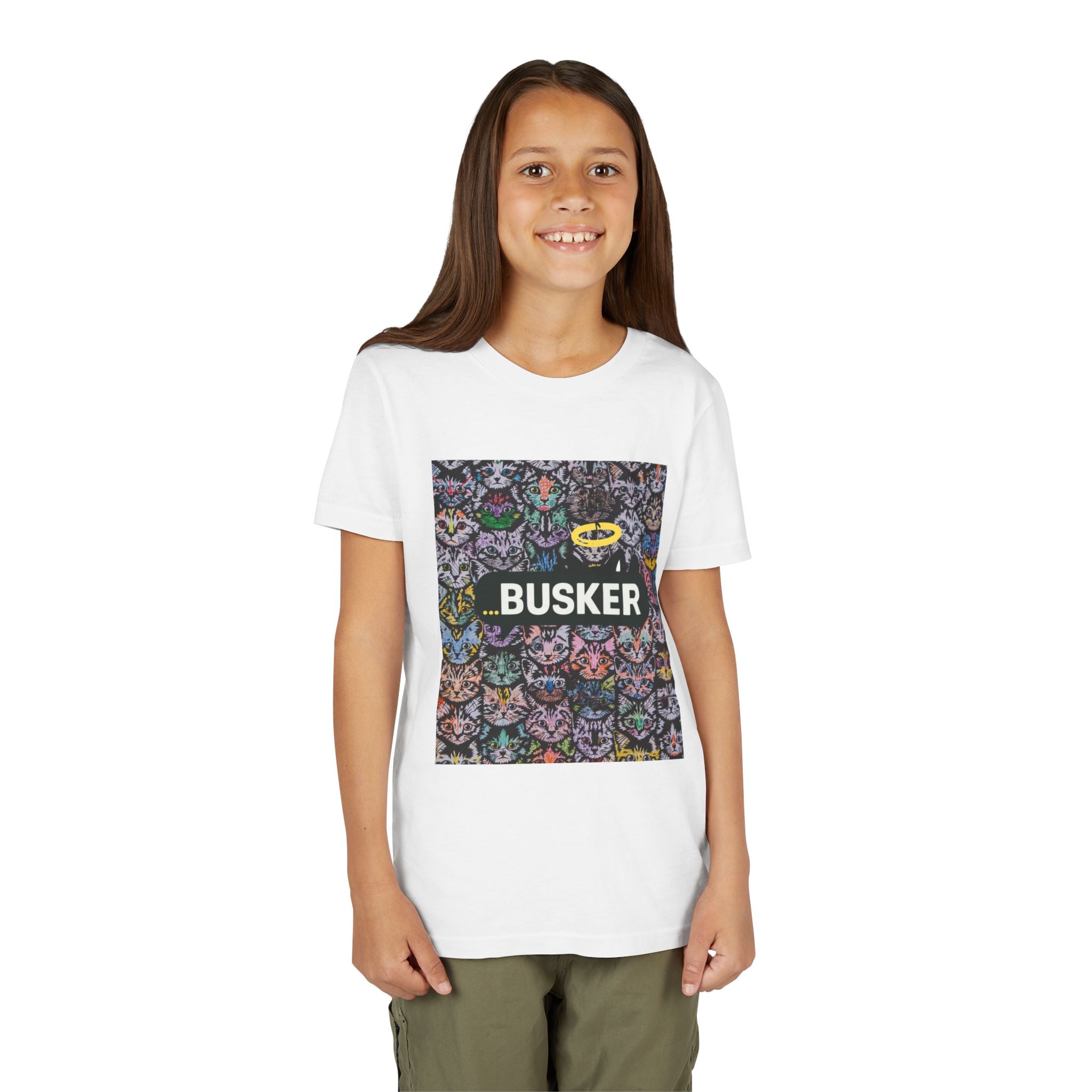 Colorful Youth Short Sleeve Tee, Fun Summer Shirt, Trendy Kids Clothing, Gift for Young Musicians, Cool Casual Wear, Birthday Present