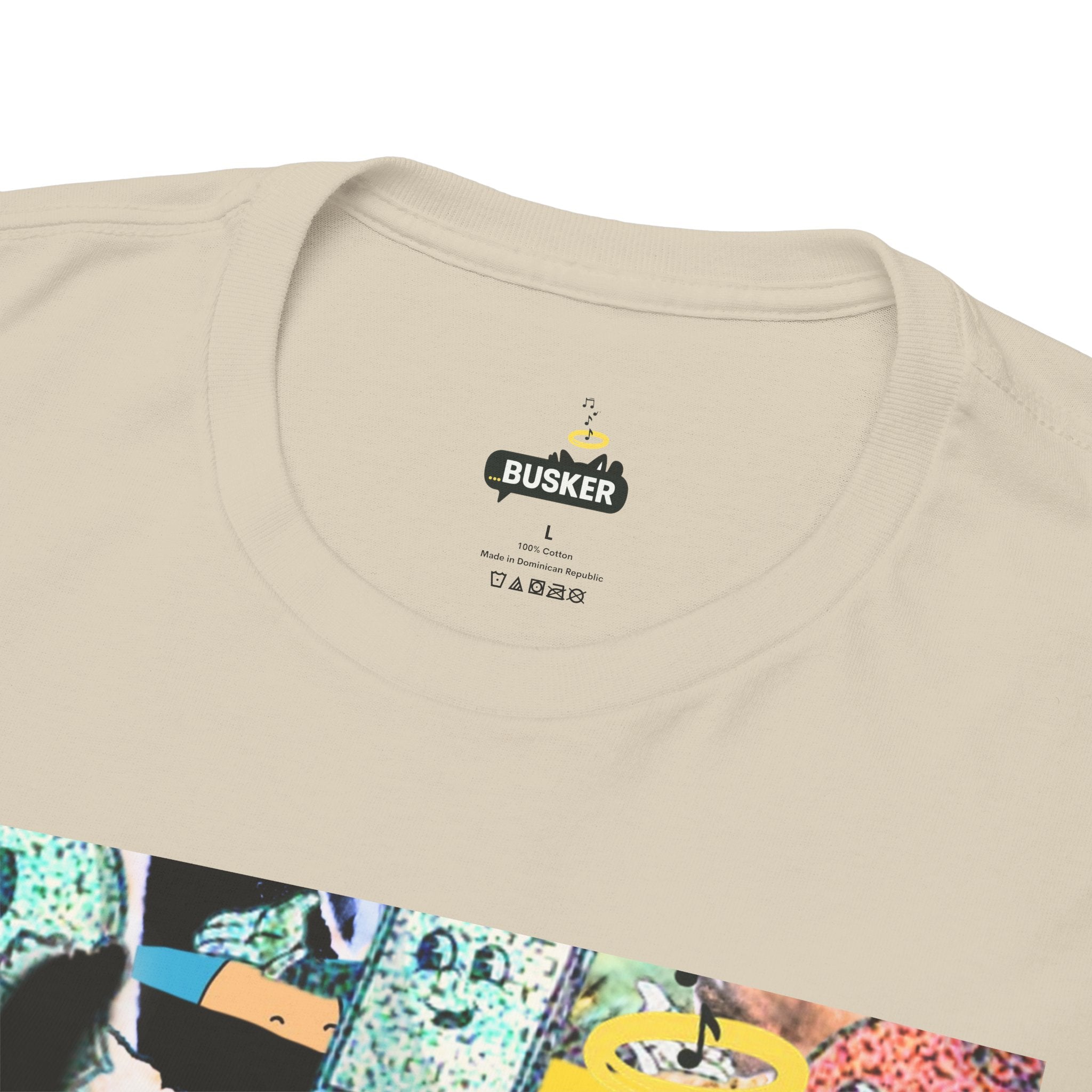 Grunge Art Busker Unisex Heavy Cotton Tee