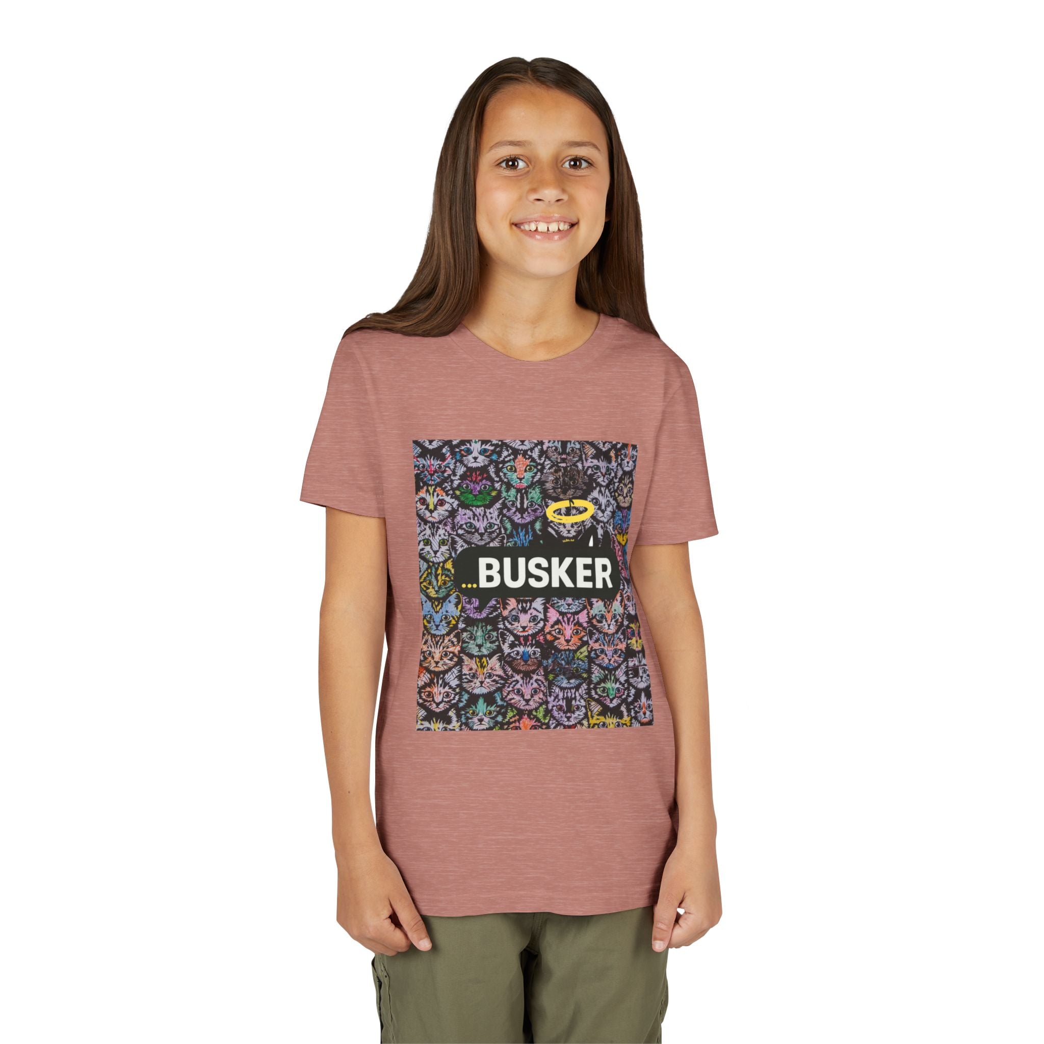 Colorful Youth Short Sleeve Tee, Fun Summer Shirt, Trendy Kids Clothing, Gift for Young Musicians, Cool Casual Wear, Birthday Present