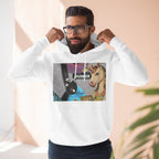 Whimsical Art Hoodie, Funny Graphic Sweatshirt, Unique Animal Designs, Cozy Gift for Kids & Teens, Perfect for Festivals & Casual Wear