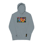 Vibrant Floral Embroidered Hoodie, Cozy Sweatshirt, Casual Wear, Unique Gift, Spring Fashion, Street Style