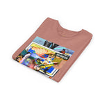Colorful Youth Short Sleeve Tee - "Busker" Graphic Art Top