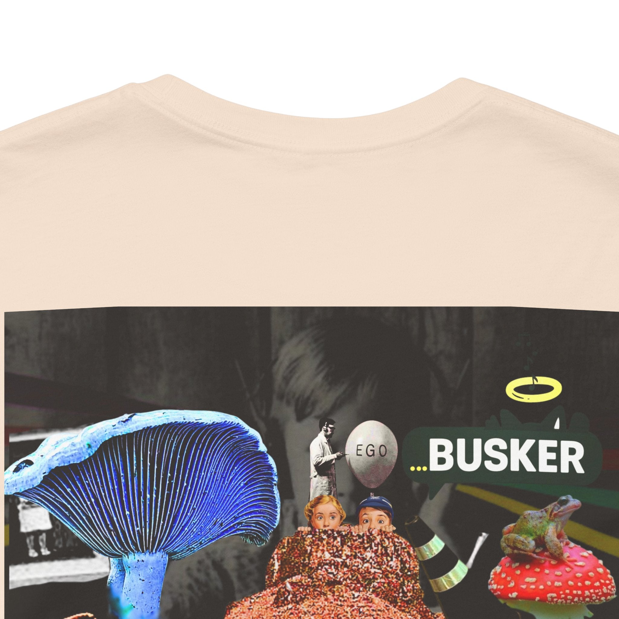 Creative Unisex Graphic Tee - 'I Don't Think' Busker Design