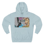 Whimsical Art Hoodie, Funny Graphic Sweatshirt, Unique Animal Designs, Cozy Gift for Kids & Teens, Perfect for Festivals & Casual Wear