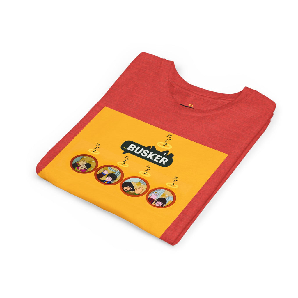 Busker Youth Short Sleeve Tee - Fun Music T-Shirt for Young Performers, Gifts for Young Musicians, Vibrant Summer Apparel, Creative [...]