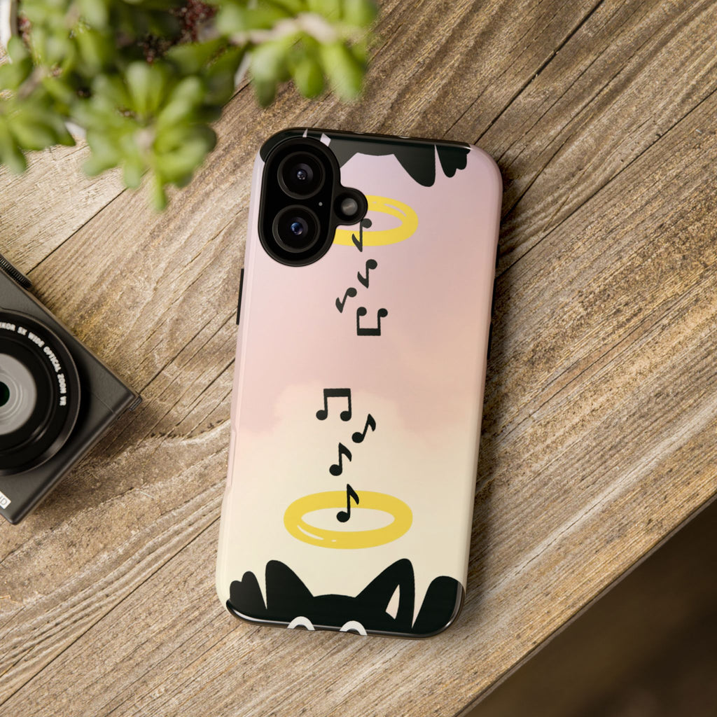 Cute Animal Phone Case, Tough Phone Cover for Pet Lovers, Gifts for Birthdays, Holidays, Music Lovers, Fun Tech Accessories