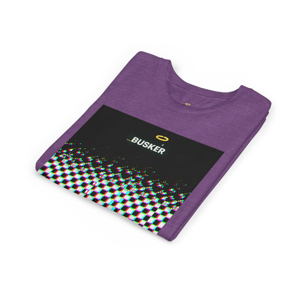 Cool Busker Youth Tee, Street Style Youth T-Shirt, Graphic Tee for Kids, Hipster Summer Shirt, Unique Gift for Young Musicians