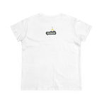 Stylish Women's Cotton Tee with Busker Design, Graphic Tee for Music Lovers, Casual Wear, Gifts for Her, Hipster Fashion