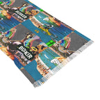 Colorful Busker Pattern Light Scarf