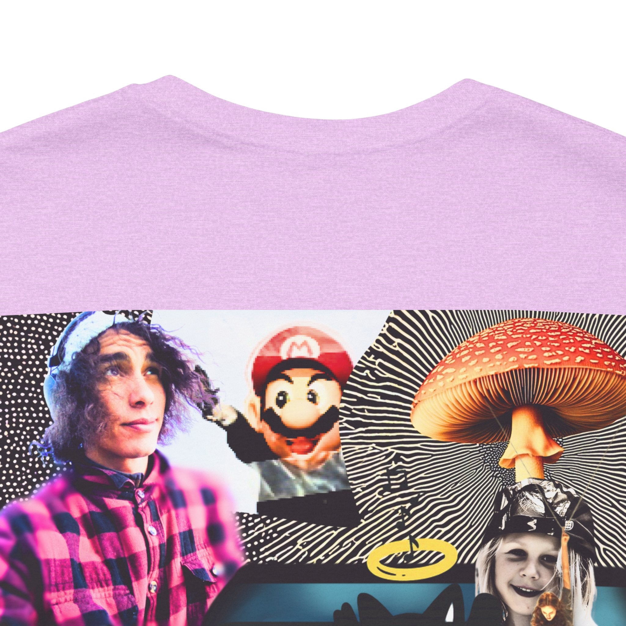 Busker Vibe Unisex Tee - Music & Art Collage Design