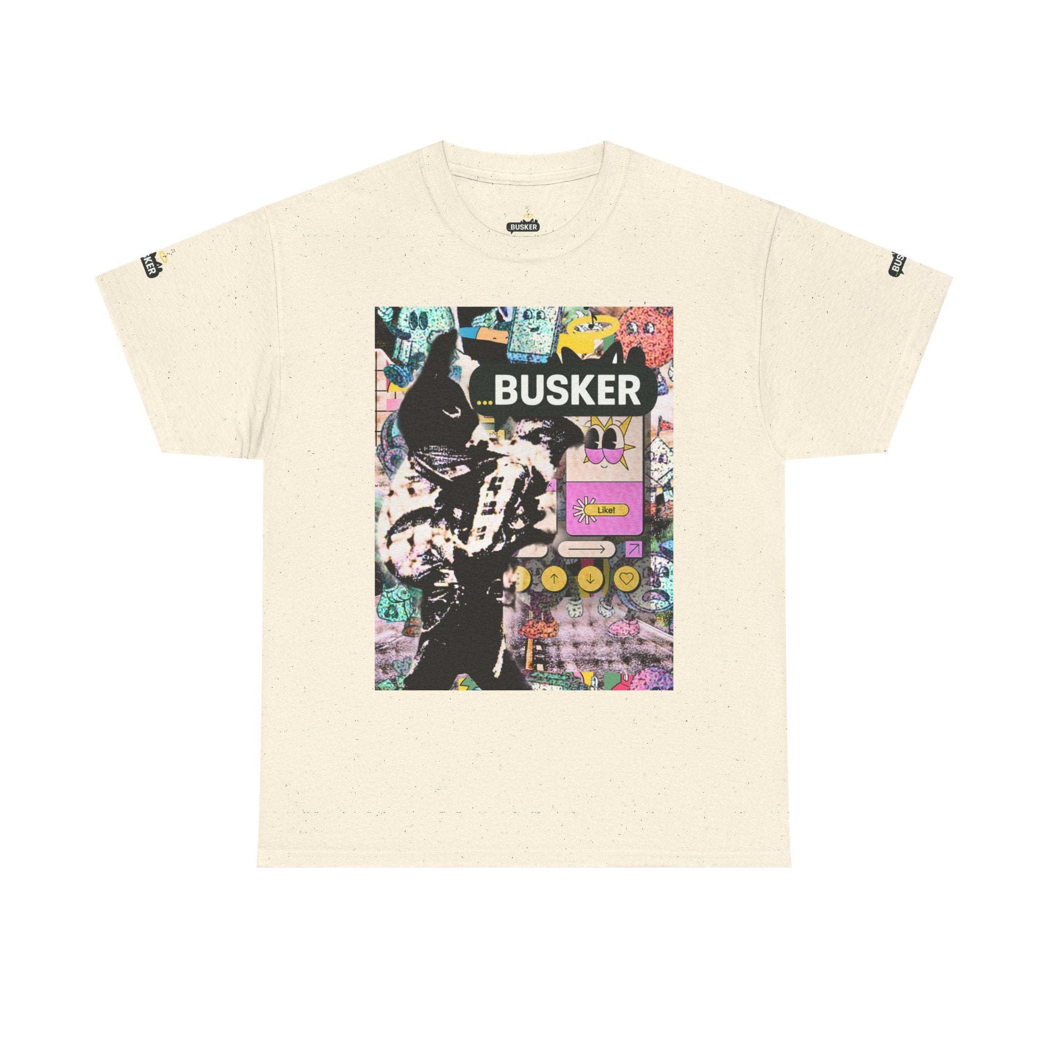 Grunge Art Busker Unisex Heavy Cotton Tee