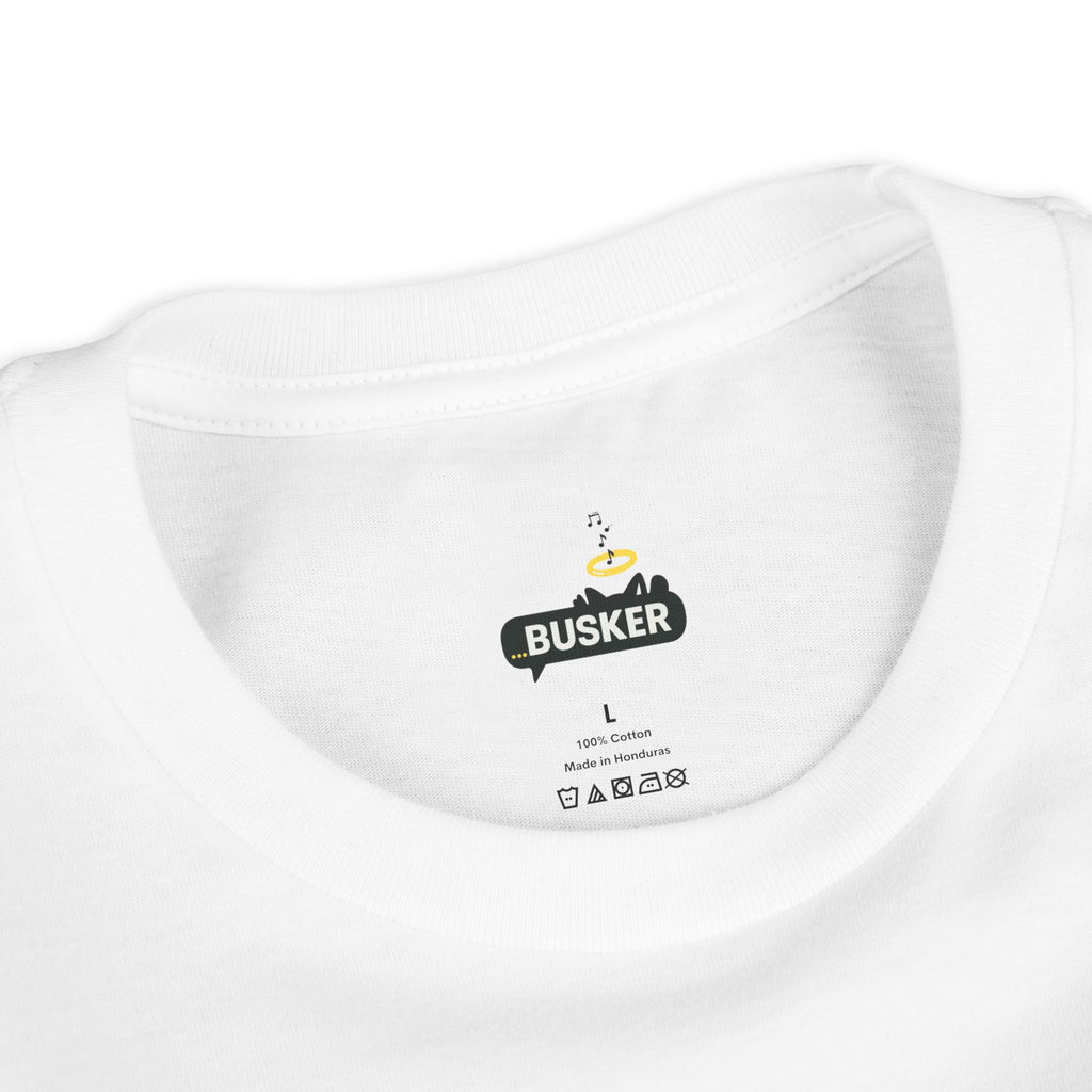 Colorful Youth Short Sleeve Tee - "Busker" Graphic Art Top