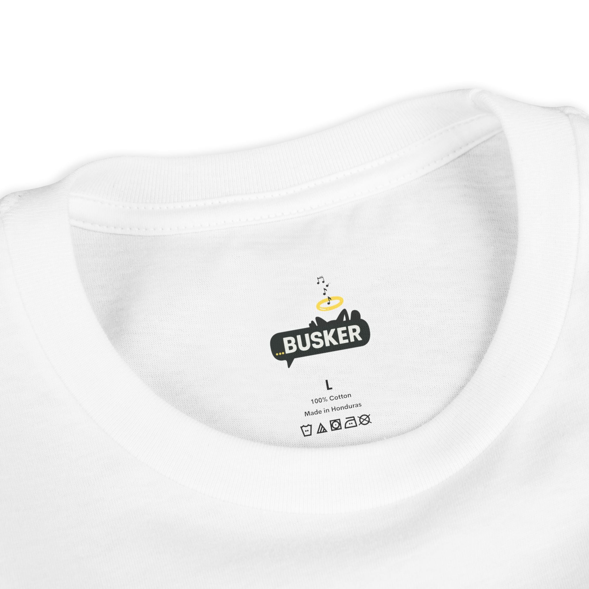 Colorful Youth Short Sleeve Tee - "Busker" Graphic Art Top