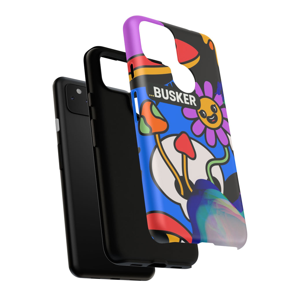 Colorful Phone Case, Cute Phone Accessories, Gift for Music Lovers, Fun Tech Gear, Unique Floral Design Case