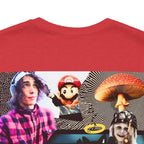 Busker Vibe Unisex Tee - Music & Art Collage Design