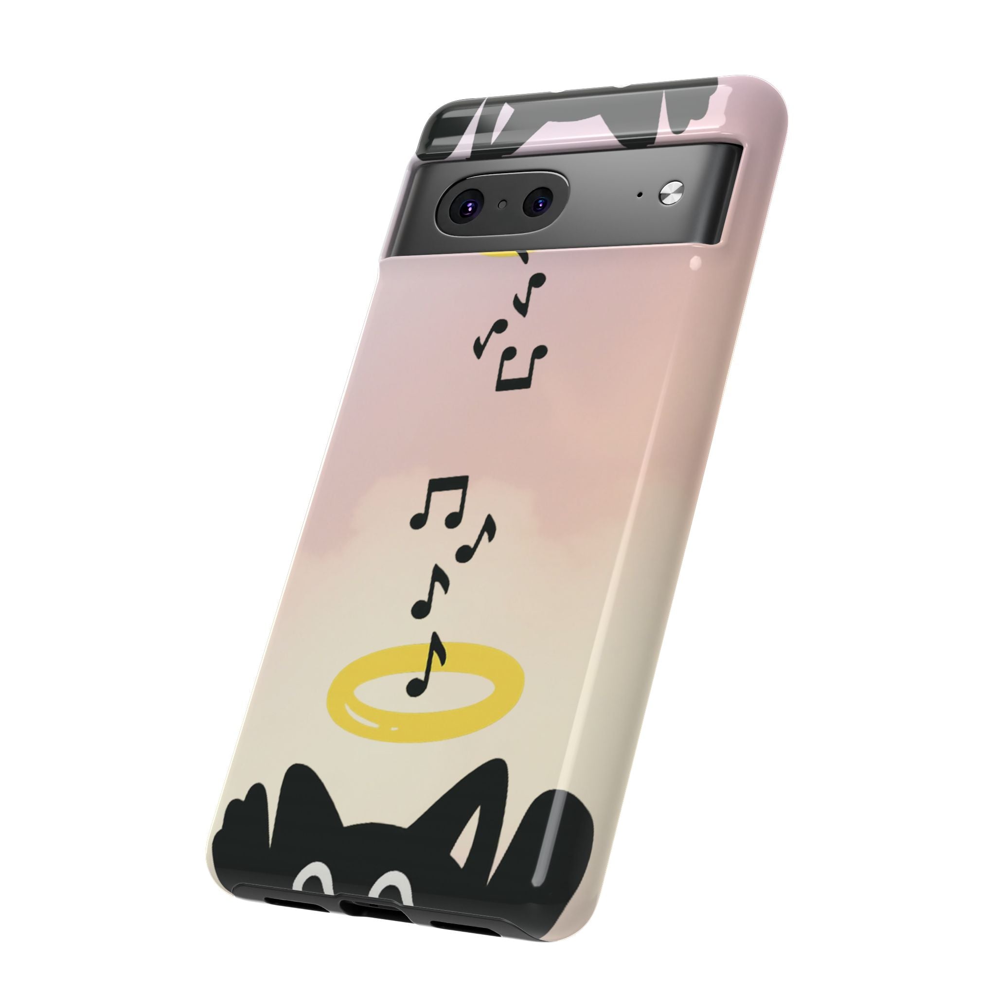 Cute Animal Phone Case, Tough Phone Cover for Pet Lovers, Gifts for Birthdays, Holidays, Music Lovers, Fun Tech Accessories
