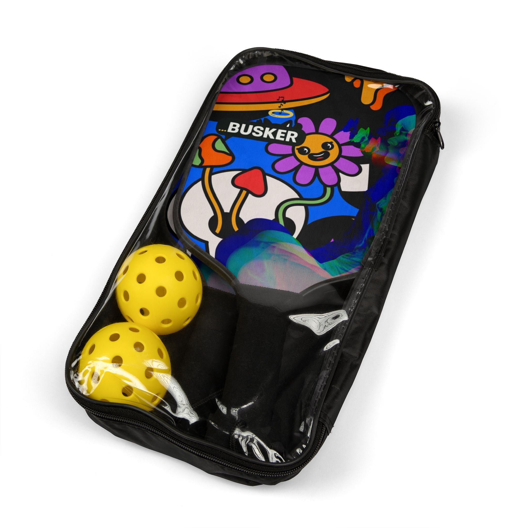 Pickleball Paddle Set with Fun Design - Colorful Sport Gear for Pickleball Lovers, Perfect Gift for Holidays, Sports Enthusiasts, [...]