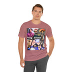 Busker Vibe Unisex Tee - Music & Art Collage Design