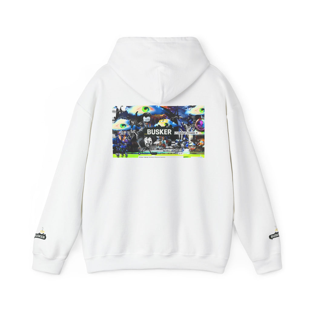 Busker Street Art Hoodie — Colorful Musician Graphic Pullover