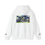 Busker Street Art Hoodie — Colorful Musician Graphic Pullover