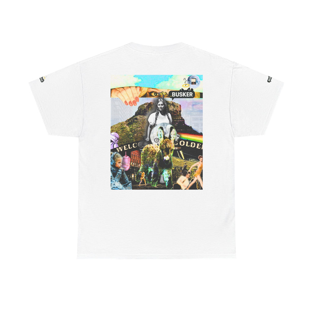 Bohemian Graphic Tee - 'Welcome Golden' Unisex Heavy Cotton Shirt