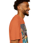 Vibrant Busker T-Shirt, Unisex Graphic Tee, Street Art Inspired Apparel, Casual Wear, Summer Festival Clothing