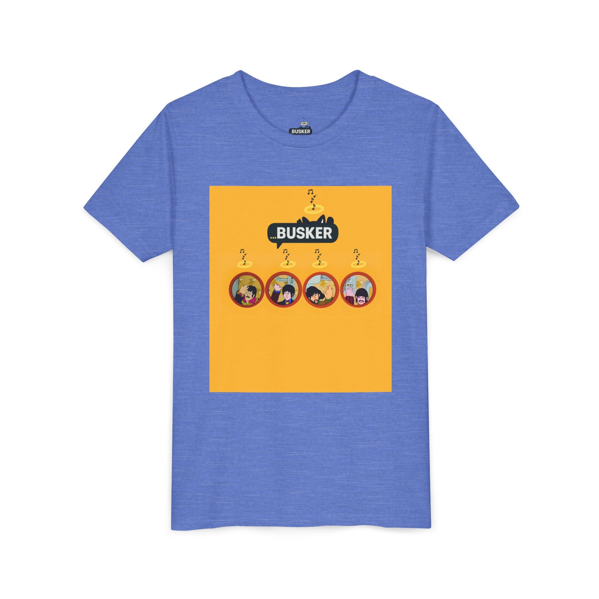 Busker Youth Short Sleeve Tee - Fun Music T-Shirt for Young Performers, Gifts for Young Musicians, Vibrant Summer Apparel, Creative [...]