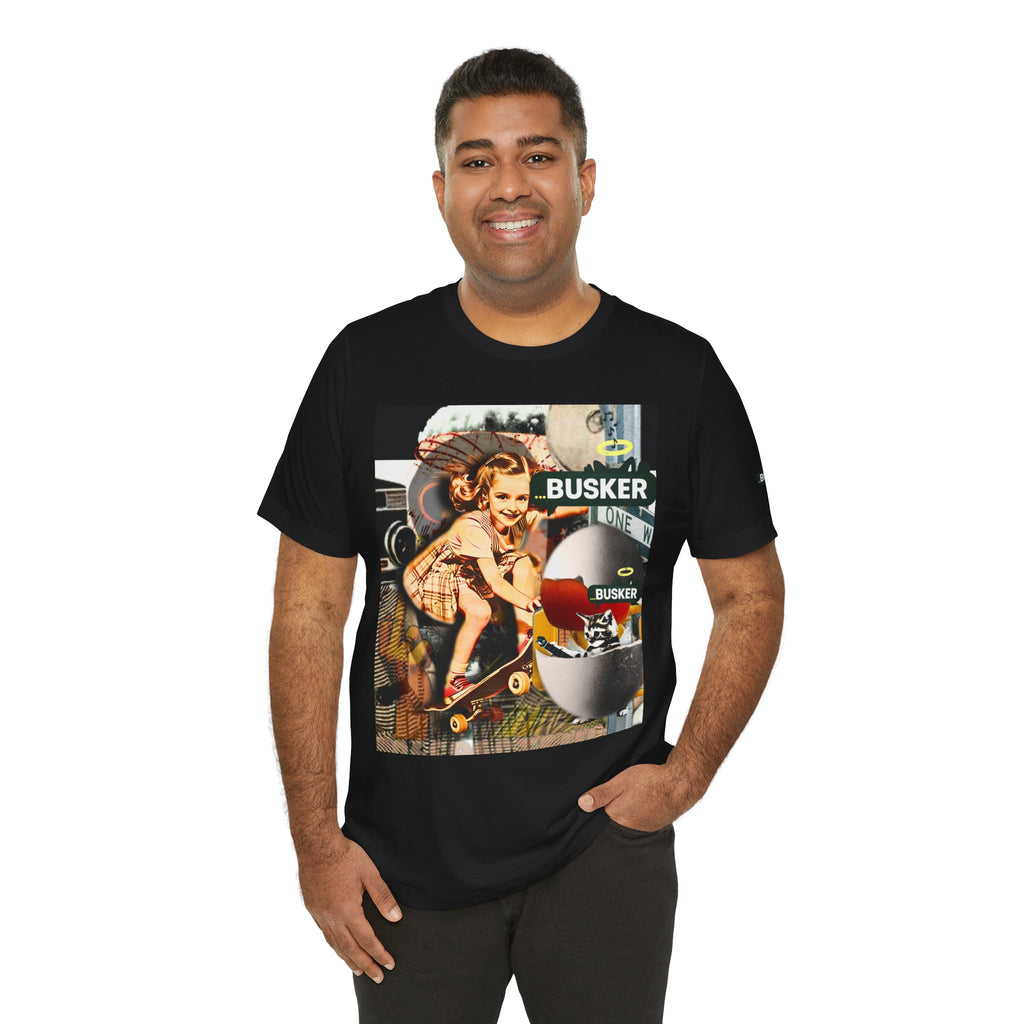 Vintage Skateboarding Graphic Tee - Streetwear for Creative Souls