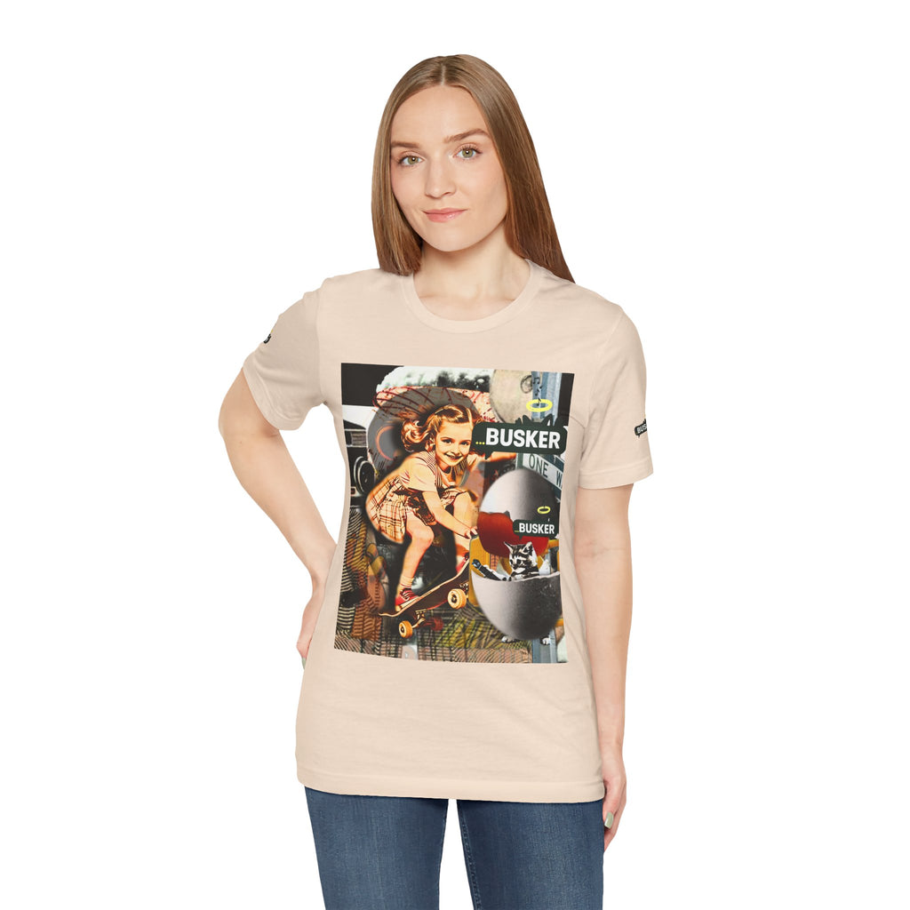 Vintage Skateboarding Graphic Tee - Streetwear for Creative Souls