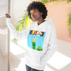 Fun Gaming Fleece Hoodie - Retro Gamer Gift, Cozy Sweatshirt, Video Game Apparel, Casual Wear, Geeky Hoodie