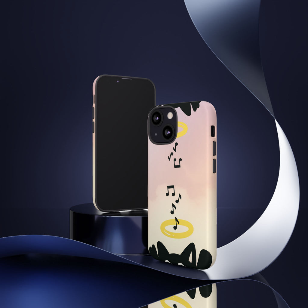 Cute Animal Phone Case, Tough Phone Cover for Pet Lovers, Gifts for Birthdays, Holidays, Music Lovers, Fun Tech Accessories