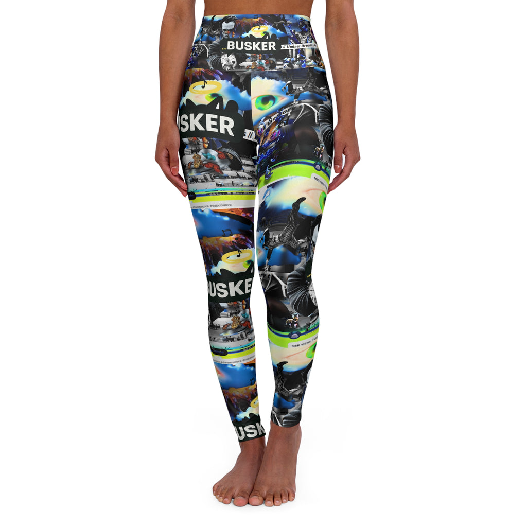 High Waisted Yoga Leggings (AOP)