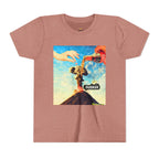 Busker Youth Short Sleeve Tee, Fun Summer Tee, Music Lover Gift, Kids Graphic T-Shirt, Festival Outfit, Creative Gift Idea