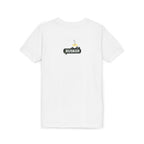 Busker Youth Tee, Fun Kids Shirt, Music Lover Gift, Summer Outfit, Creative Kids Clothing, Unique Graphic Tee