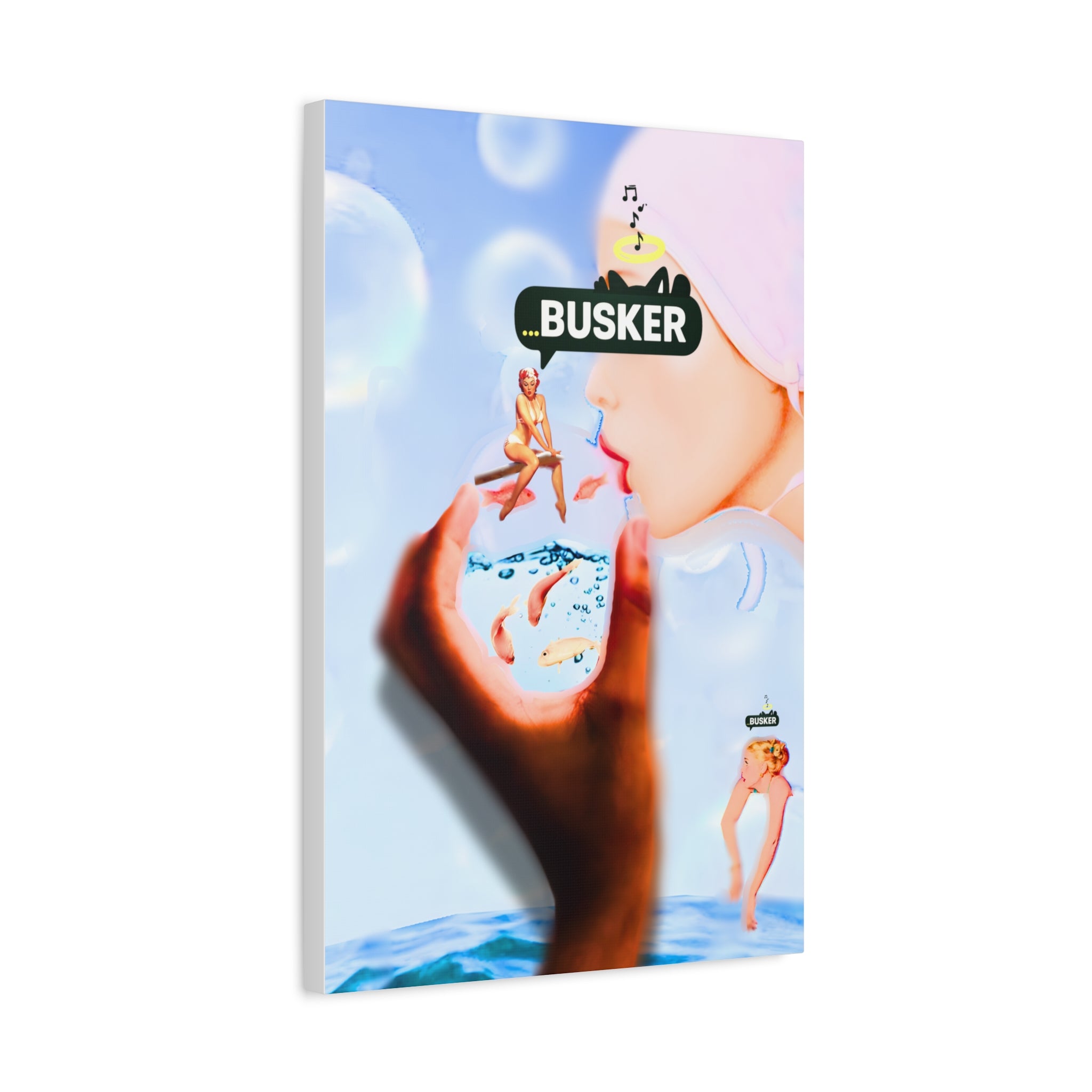 Artistic Matte Canvas Print - Dreamy Busker Vibes