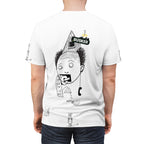 Whimsical Unisex Graphic Tee, Funny T-Shirt for Music Lovers, Unique Gift for Buskers, Street Performer Apparel, Quirky Art Shirt