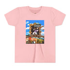 Golden Busker Youth Tee, Summer T-Shirt, Kids Casual Wear, Music Festival Swag, Gift for Young Artists