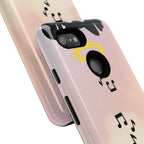 Cute Animal Phone Case, Tough Phone Cover for Pet Lovers, Gifts for Birthdays, Holidays, Music Lovers, Fun Tech Accessories