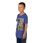 Youth Graphic Tee with Fun 'Busker' Design, Cool Summer Shirt, Gifts for Kids, Festival Attire, Trendy Youthwear