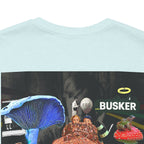 Creative Unisex Graphic Tee - 'I Don't Think' Busker Design