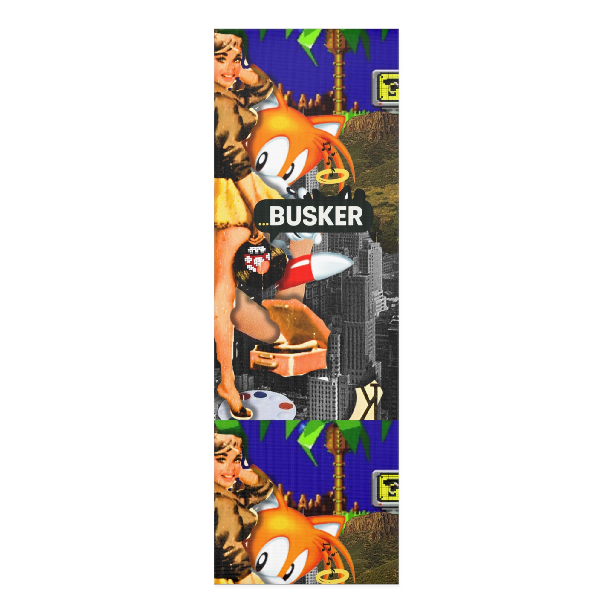 Vibrant Art Foam Yoga Mat - Unique Design for Stylish Workouts