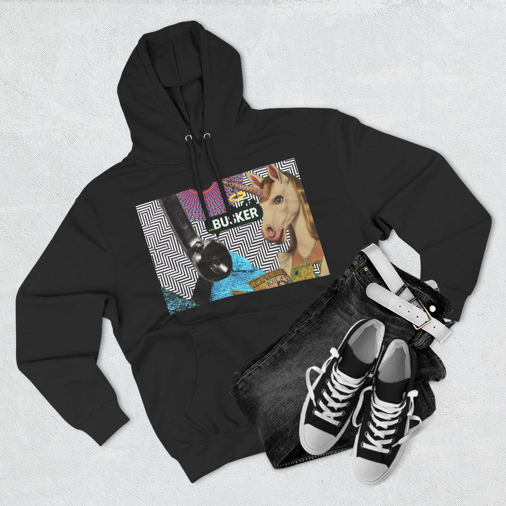 Whimsical Art Hoodie, Funny Graphic Sweatshirt, Unique Animal Designs, Cozy Gift for Kids & Teens, Perfect for Festivals & Casual Wear
