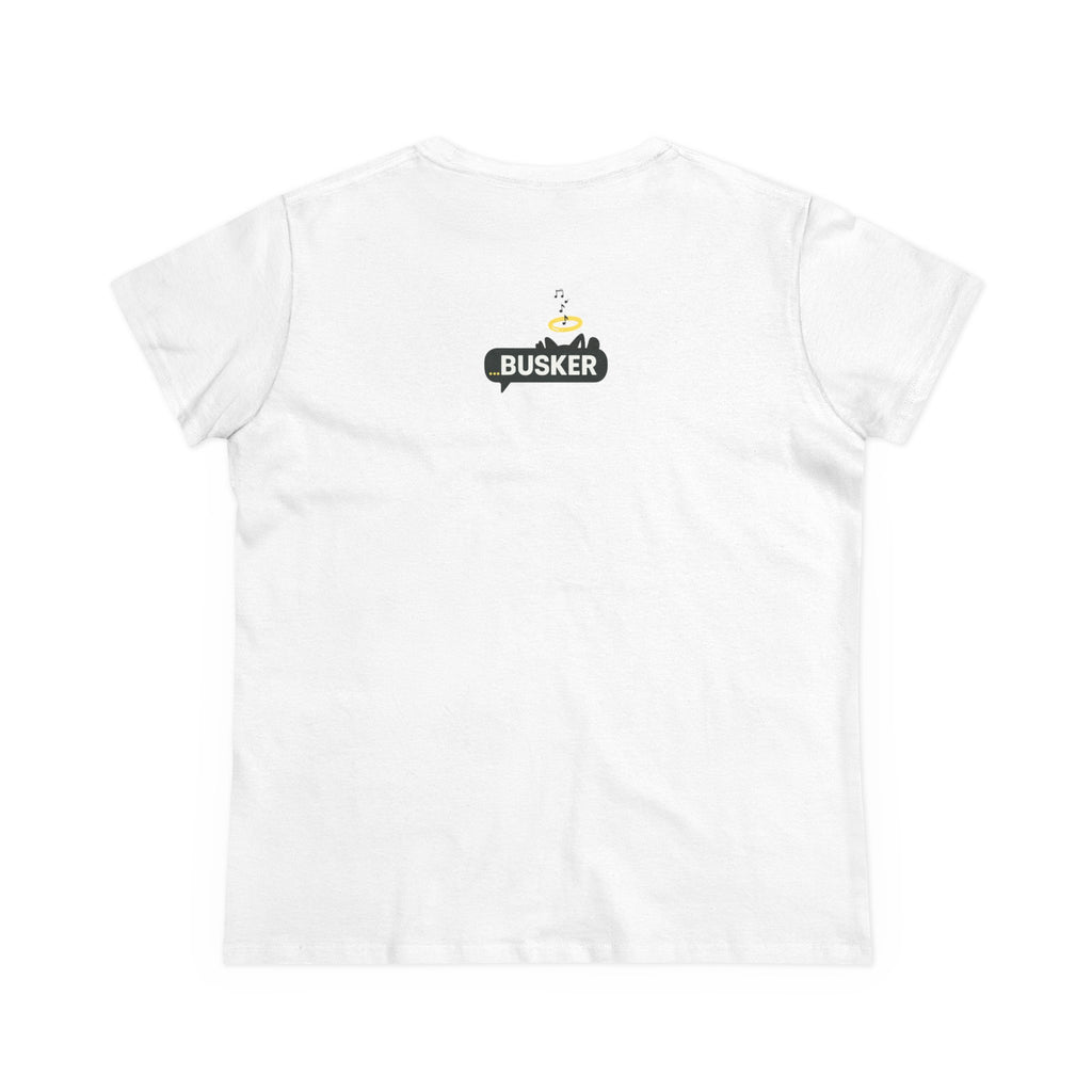 Busker Women's Midweight Cotton Tee - Fun, Playful Tee for Anime Lovers, Casual Wear, Gift Idea for Birthdays, Collectible T-Shirt, [...]