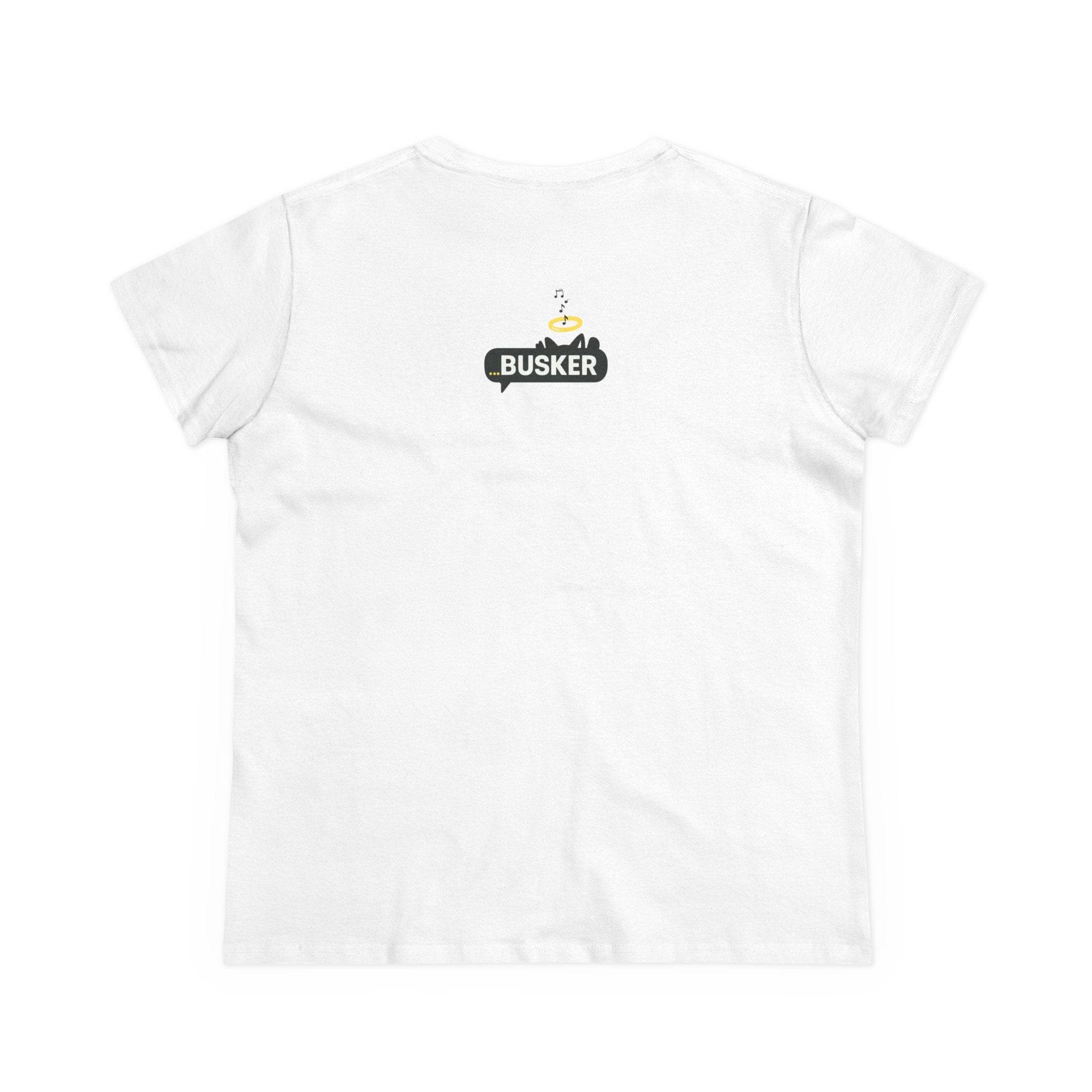 Busker Women's Midweight Cotton Tee - Fun, Playful Tee for Anime Lovers, Casual Wear, Gift Idea for Birthdays, Collectible T-Shirt, [...]